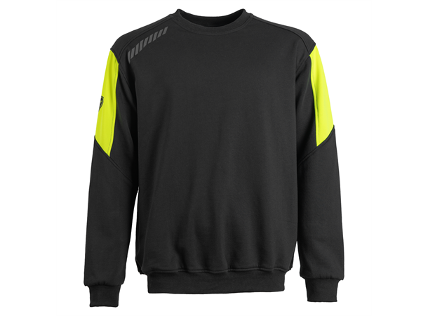 Bulldog BRAUT genser, svart/gul,