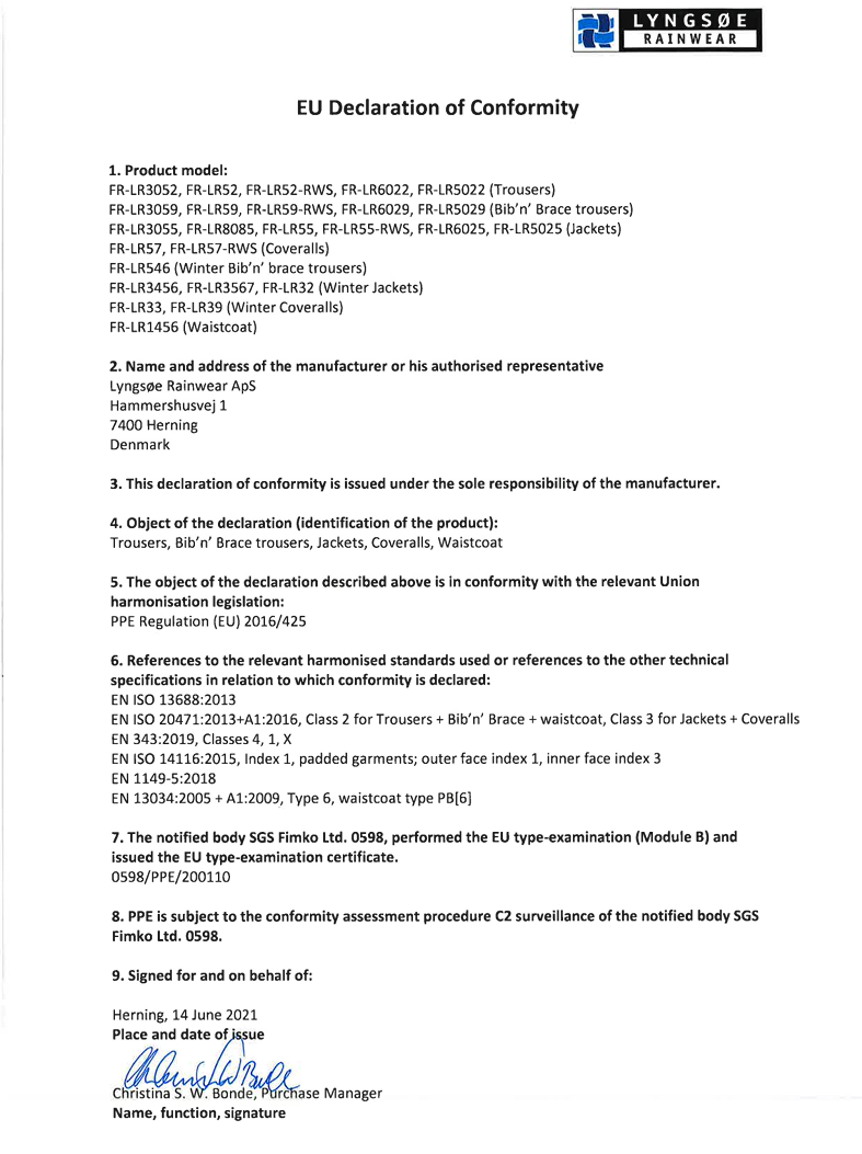 Bulldog regnbukse PU, gul/svart,