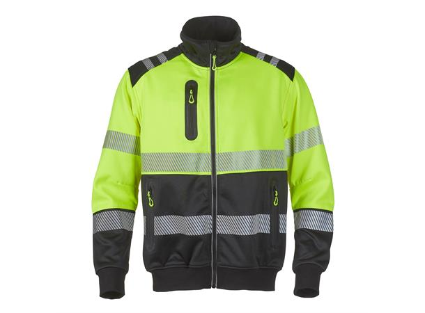 Bulldog fleecejakke, synlighet, Synlighet kl. 2