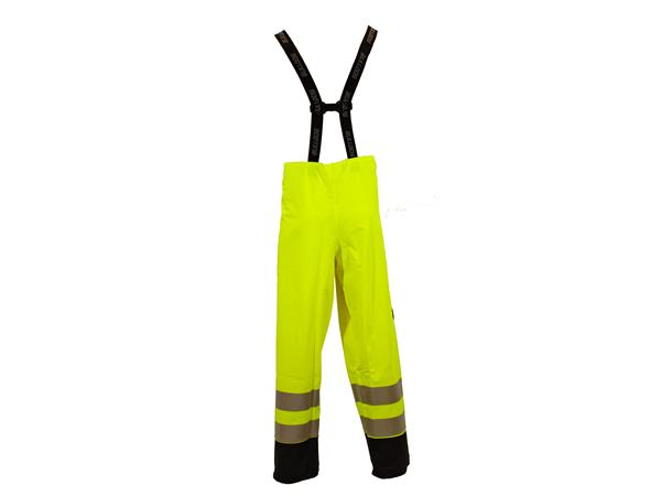 Bulldog regnbukse PU, gul/svart,