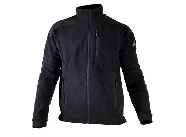 Bulldog POLAR fleecejakke, svart   Forsterkninger albue og skuldre