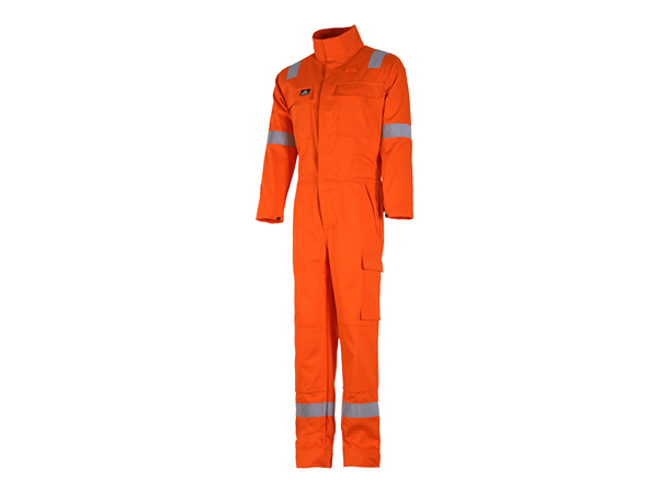 Bulldog kjeledress, oransje,  Med glidelås, multinorm