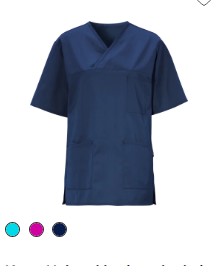 Kerry Unisex kittel med y-hals